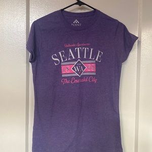 Emerald City purple crewneck T-shirt